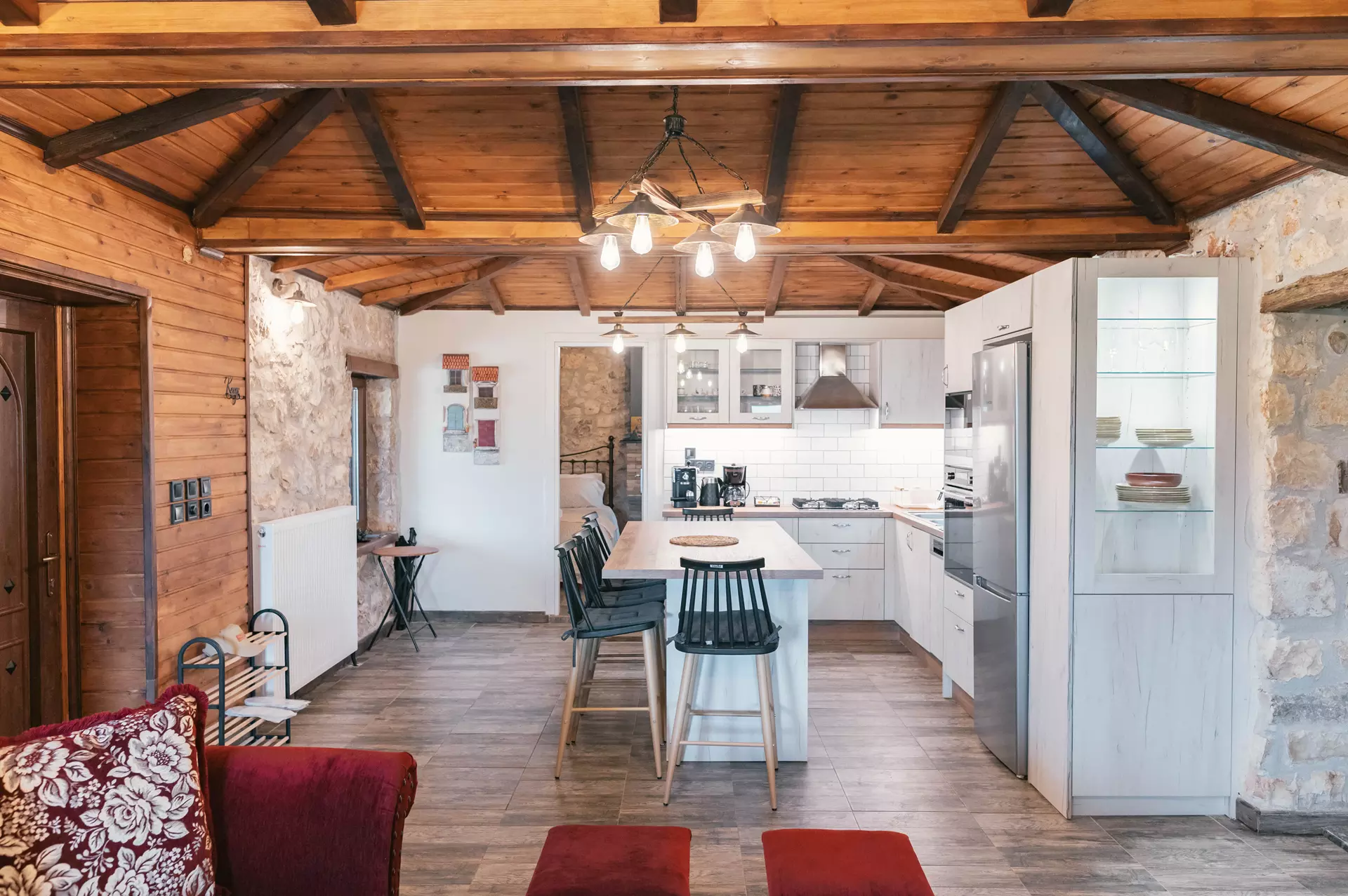Vasiligianni living room and kitchen